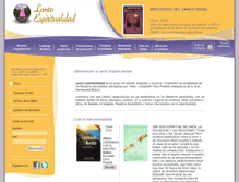 Tablet Screenshot of lantoespiritualidad.com